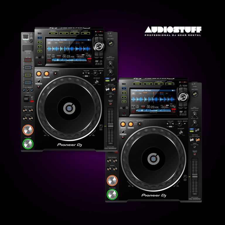 A pair of CDJ-2000nxs2